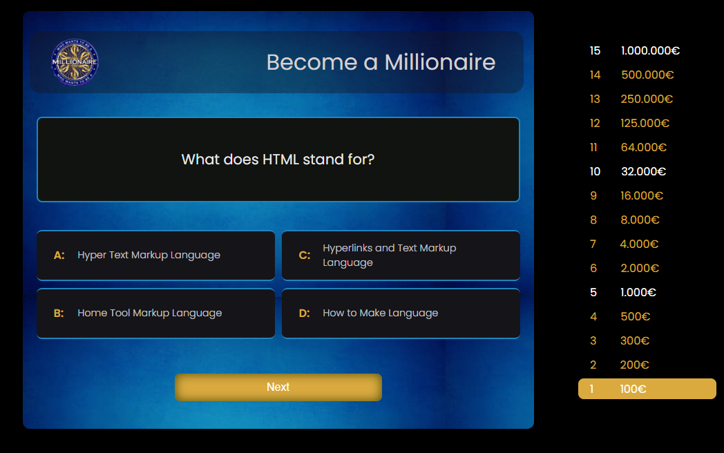 Quiz Game Demo